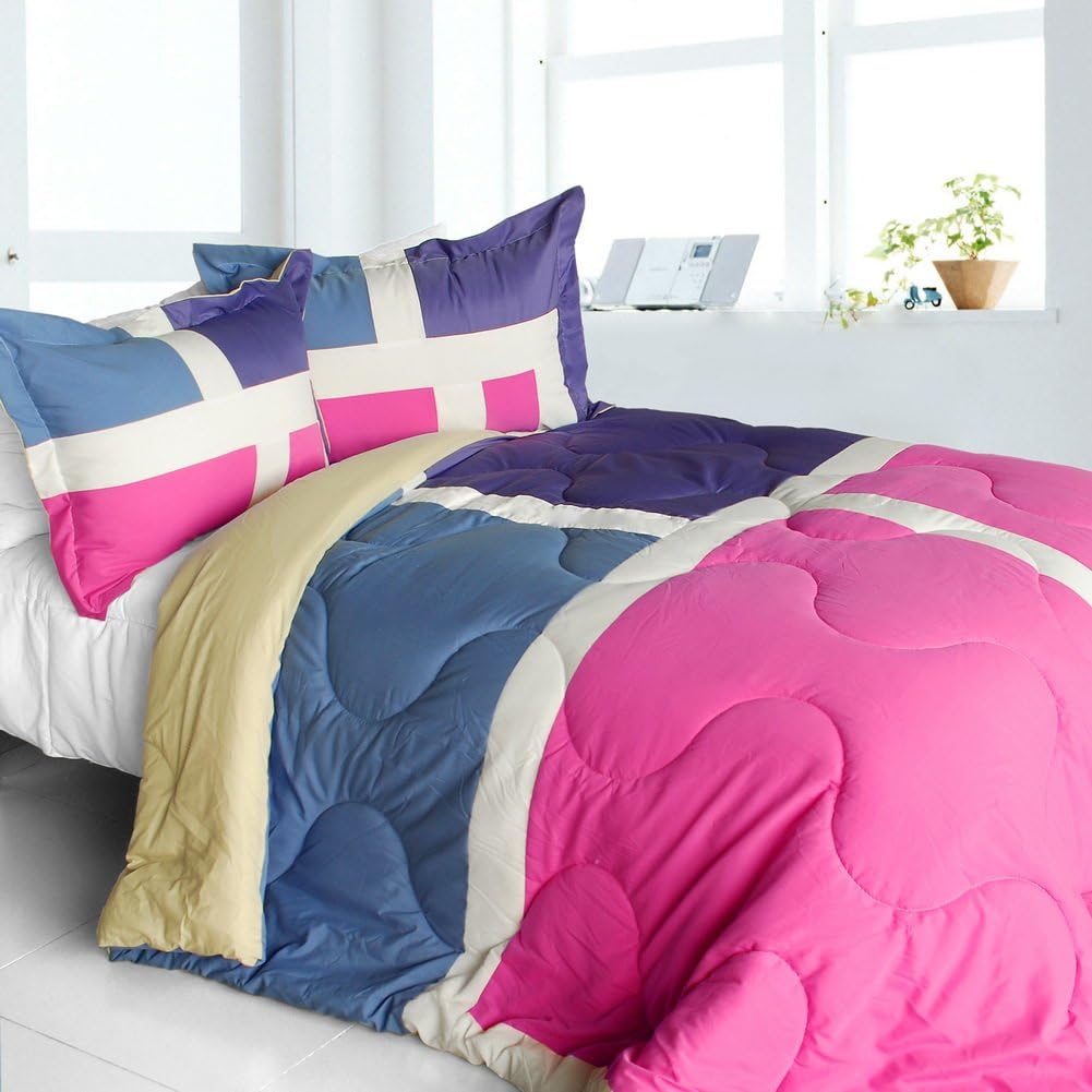 Onitiva Nice Tamil Quilted Patchwork Comforter Set Twin