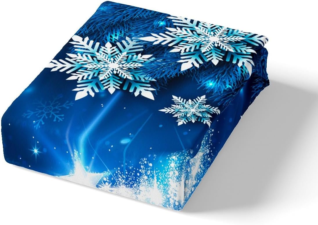 Feelyou Glitter Snowflake Kids Sheet Set