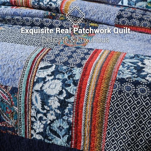 Yvooxny Reversible California King Quilt Set 1