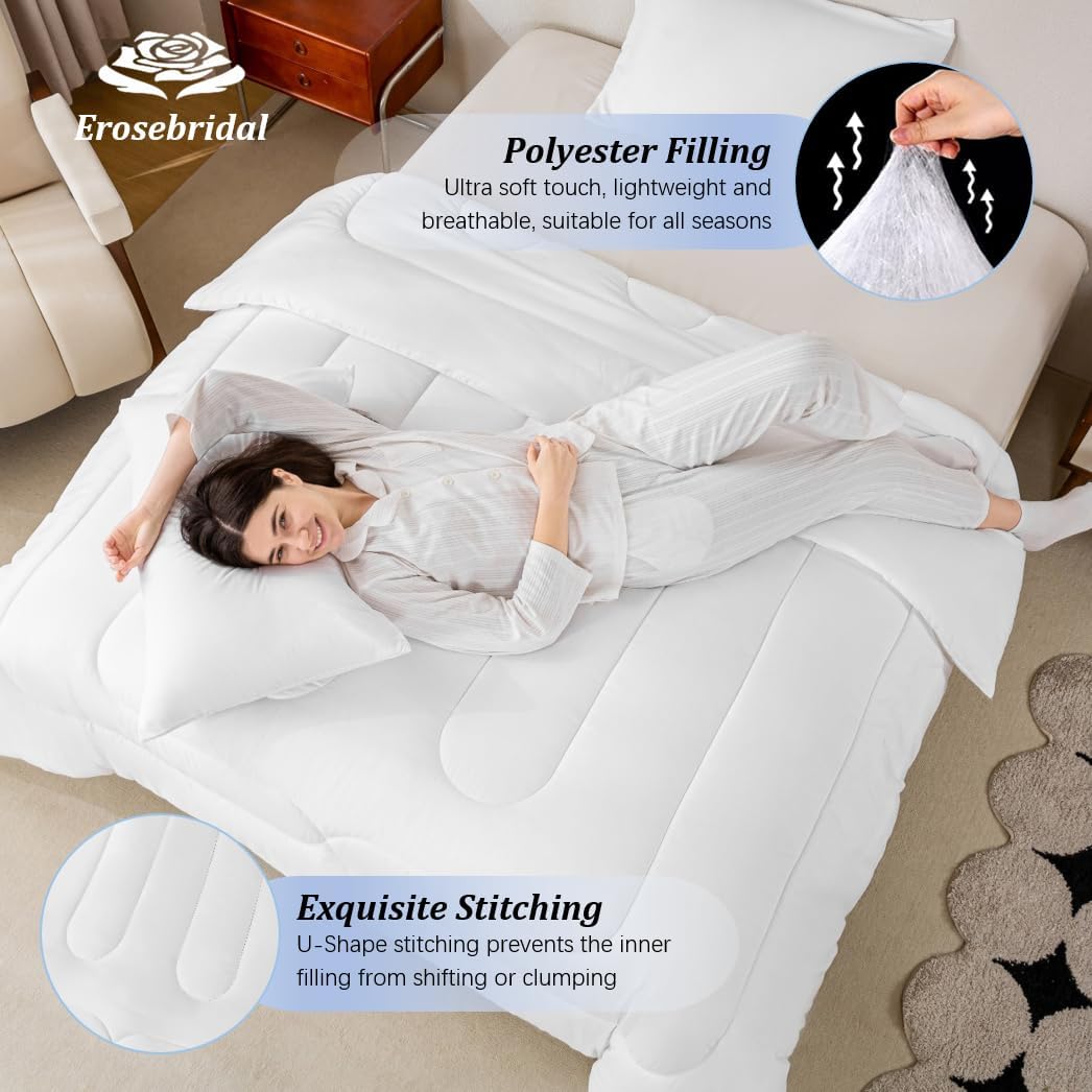 Erosebridal Construction Bed in a Bag Queen Comforter Set 7 Piece