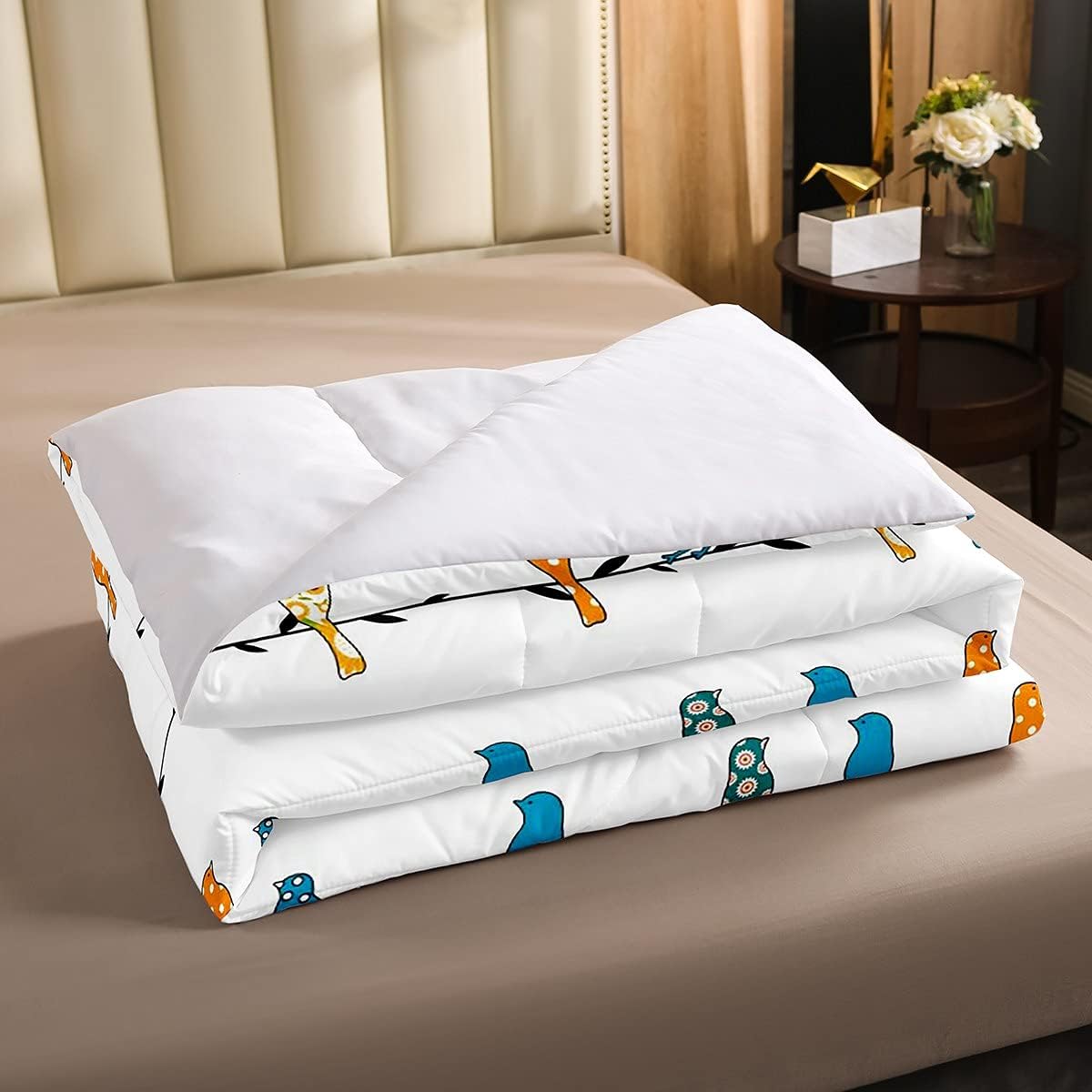 Erosebridal Birds Comforter Set for Adult Women