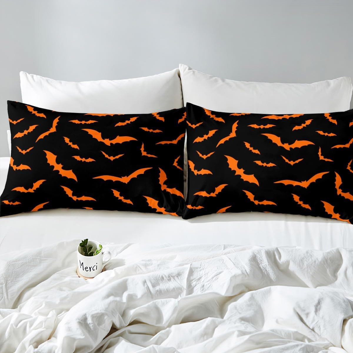 Erosebridal Halloween King Size Sheet Set