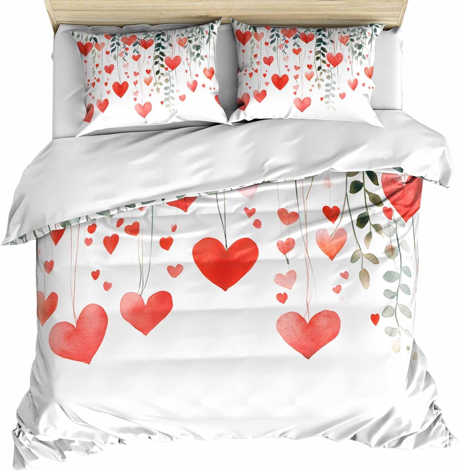 ZOE GARDEN Cal King Duvet Cover Set with Pillowcases