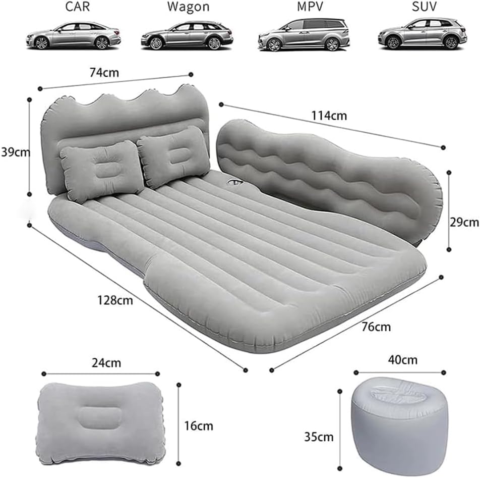 Car Inflatable Mattress for Audi A6 C8 Kombi 2018-2024 Red