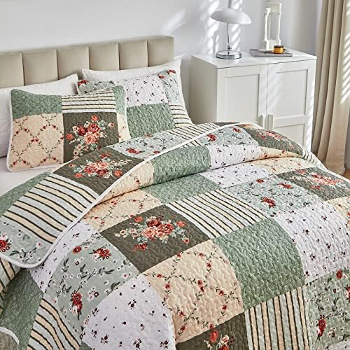 Flysheep Patchwork Quilt Set California King 1