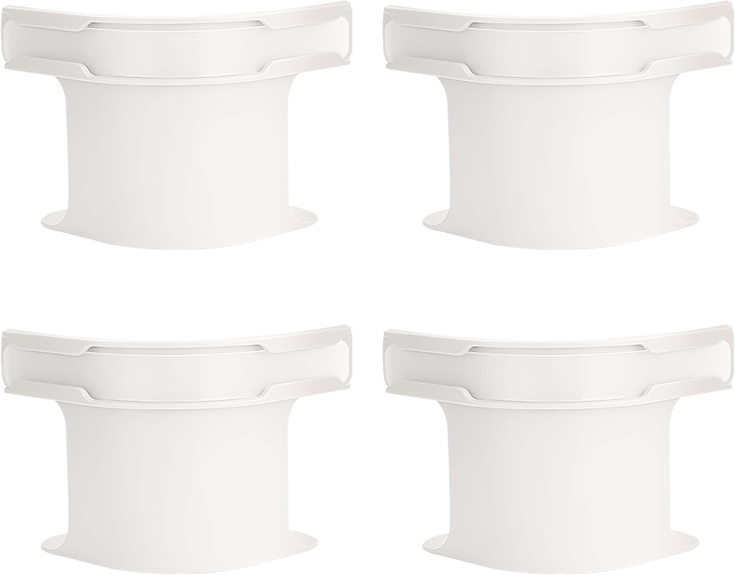 REBLEU Bed Sheet Holders 4Pack - Heavy Duty White Sheet Clips