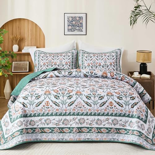 DJY King Size Quilt Set with 2 Pillowcases 1