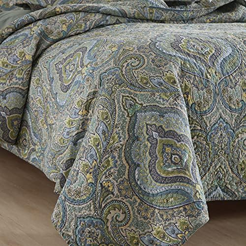 Autumn Dream Cotton Quilt Set 3-Piece King Size