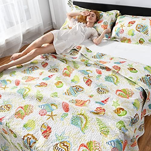 Jarson 3 Pcs Coastal Quilt Set Twin Size 1