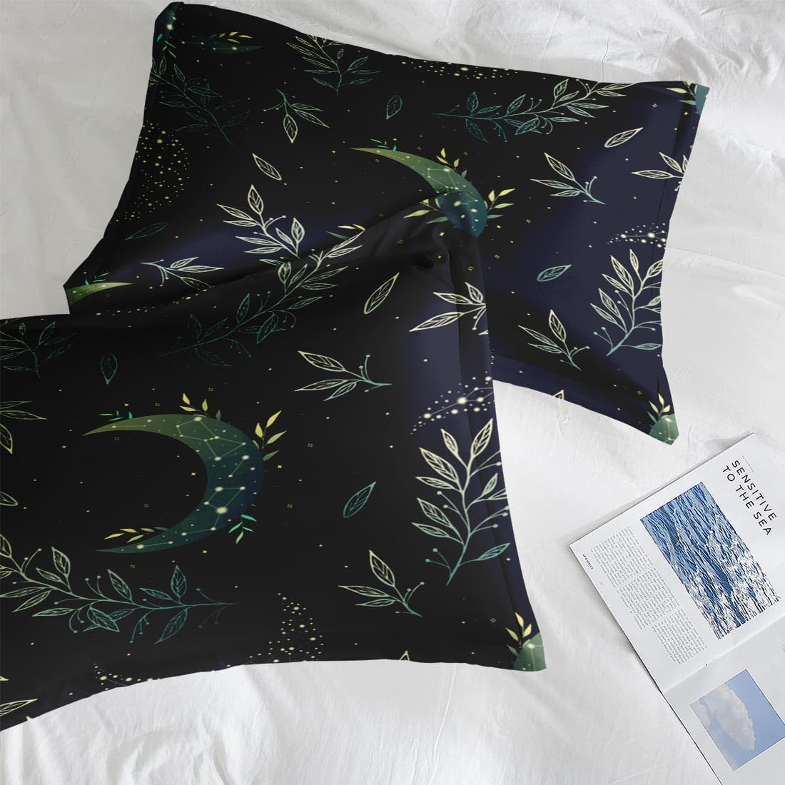 Pamnest 7 Pcs Green Boho Comforter Set