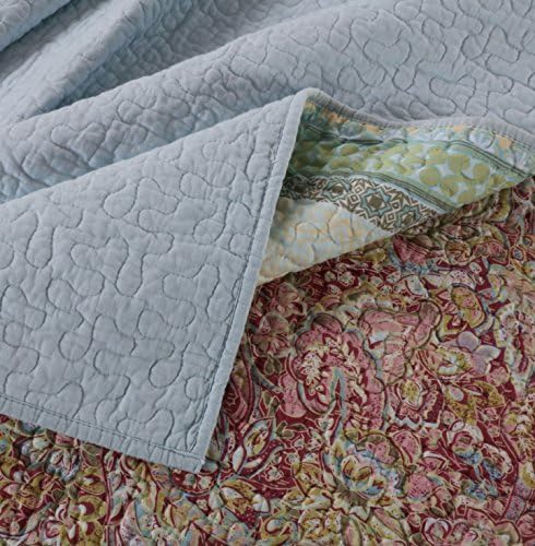 Barefoot Bungalow Palisades Pastel Bedspread Set King 1