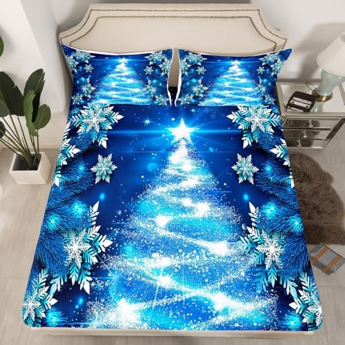 Feelyou Glitter Snowflake Kids Sheet Set