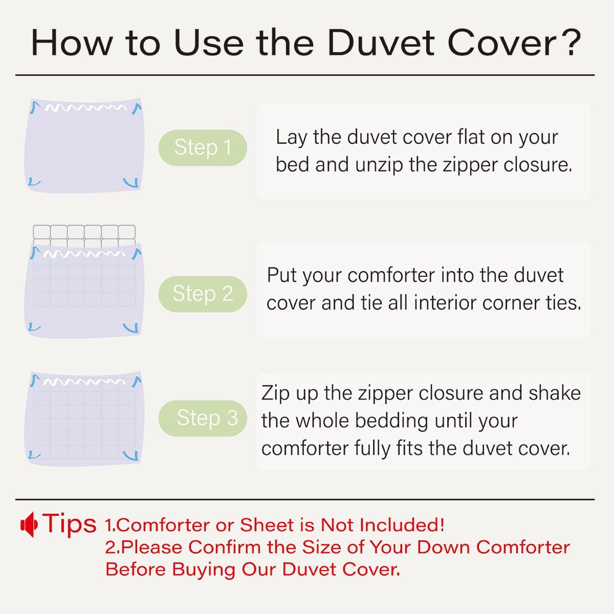 Castle Fairy Cartoon Crown Graffiti Duvet Cover Set