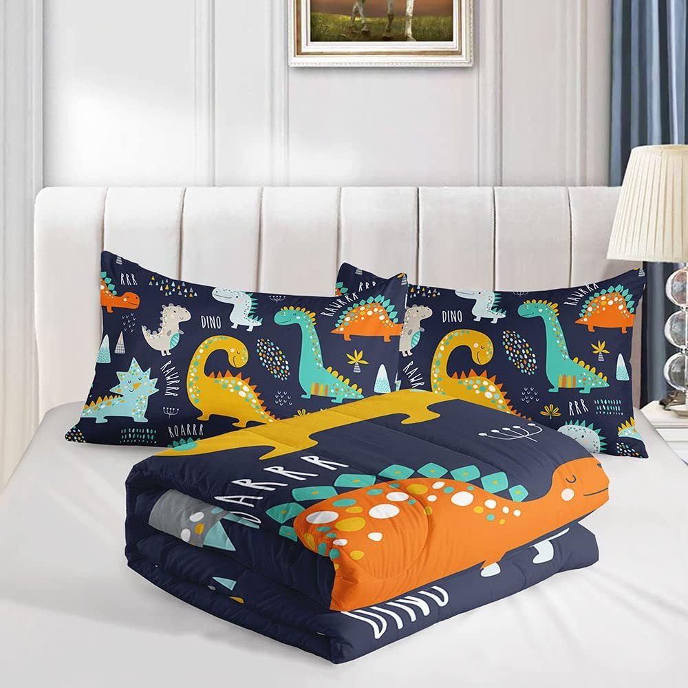 YESMOO Dinosaur Comforter Set for Boys Bedroom