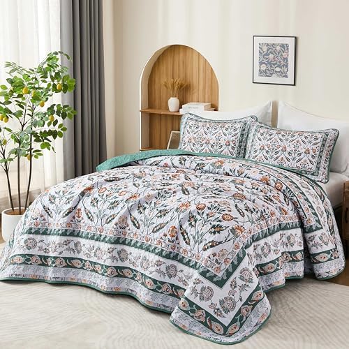 DJY King Size Quilt Set with 2 Pillowcases 1