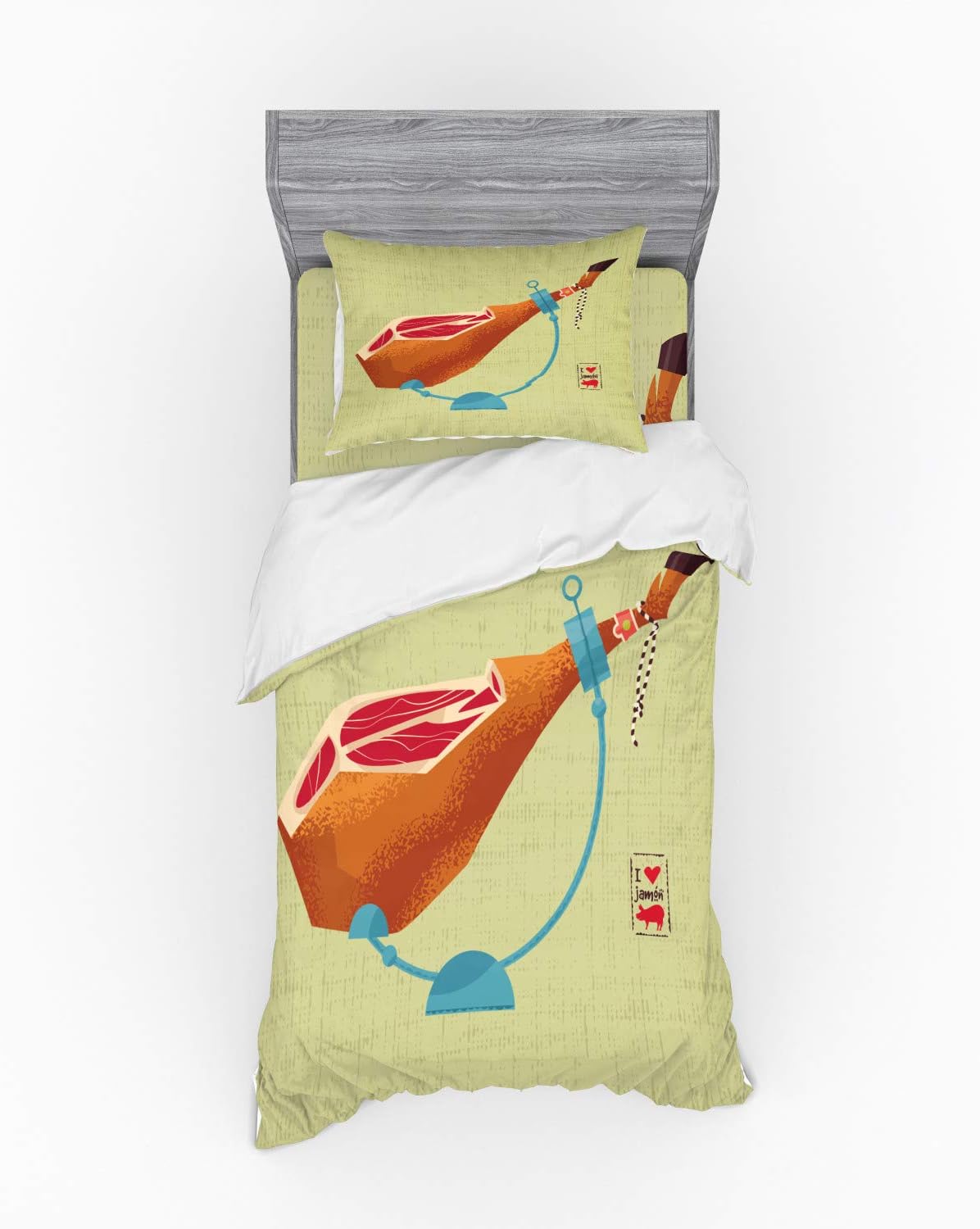 Ambesonne Spanish Duvet Cover Set Twin XL Multicolor