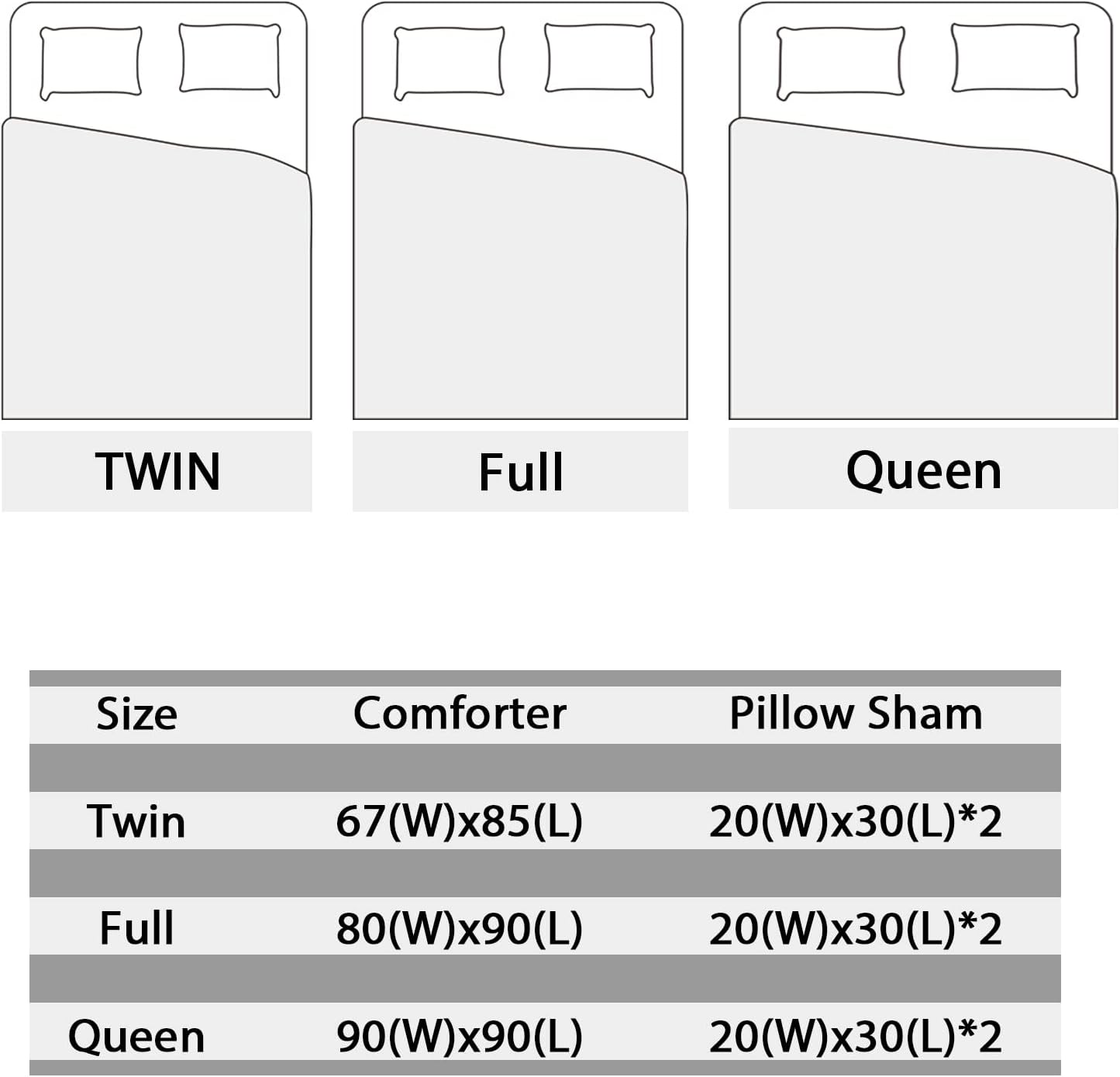 AILONEN Dinosaur Print Comforter Set Queen Size