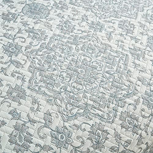MERRY HOME Queen Quilt Set 3-Piece Reversible Bedding