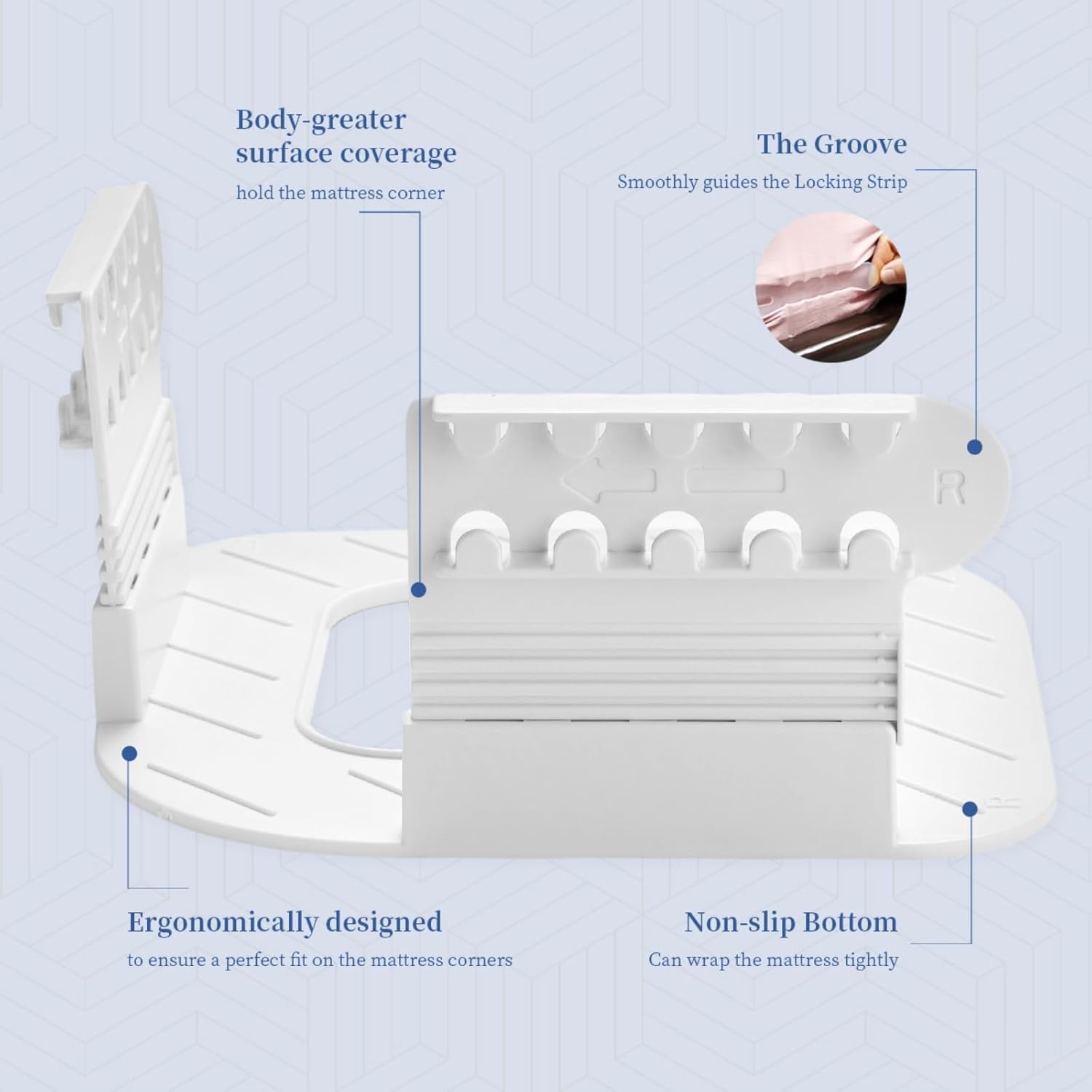 KTBLVFN Bed Sheet Clips for Firm Fit and Easy Setup