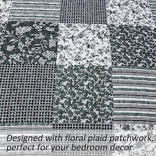 Mybedsoul Plaid Patchwork Quilt Set California King