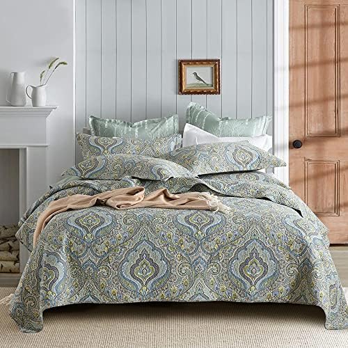 Autumn Dream Cotton Quilt Set 3-Piece King Size