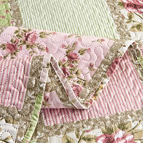 JML Quilt Set 3 Pieces Garden Pattern King Size