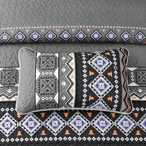 WONGS BEDDING Boho Quilt Set King