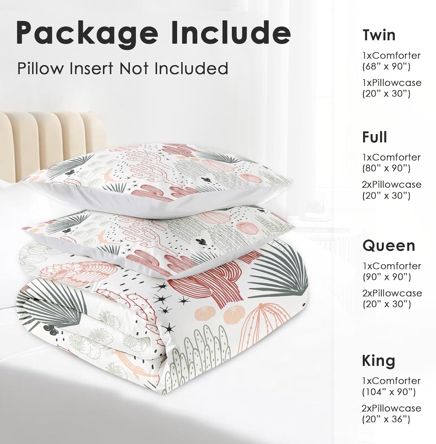 Pamnest Comforter Set Queen Size