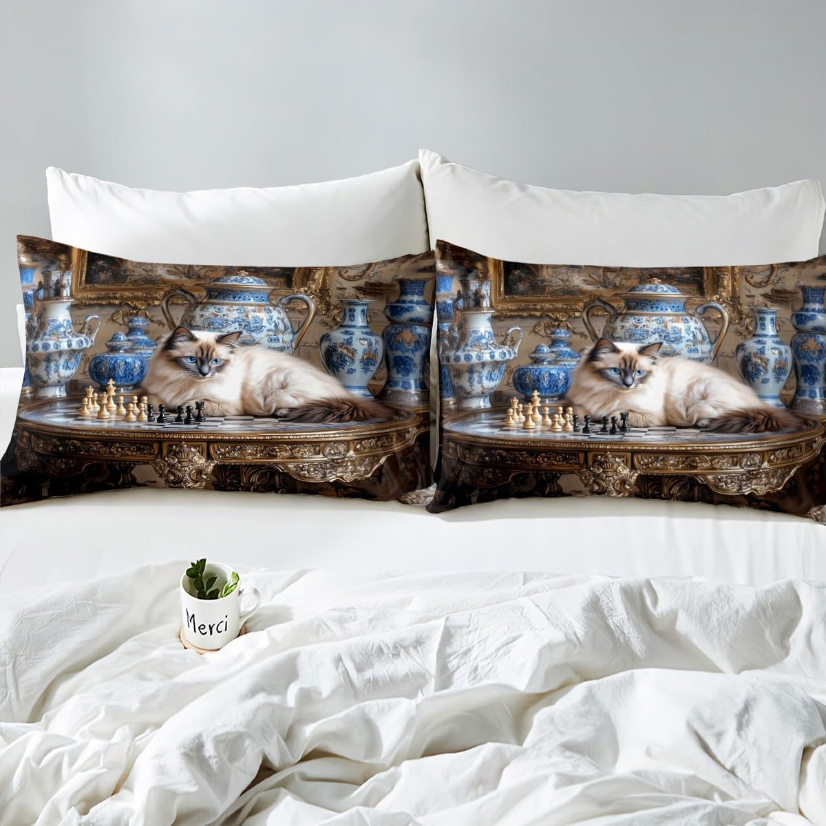 Kawaii Ragdoll Kids Fitted Sheet Set Twin Size