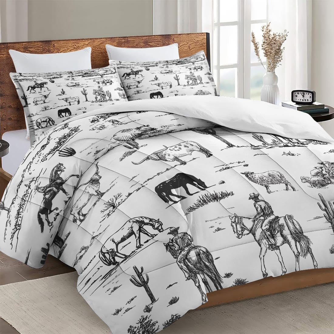 WeCozy King Size Comforter Set with 2 Pillowcase