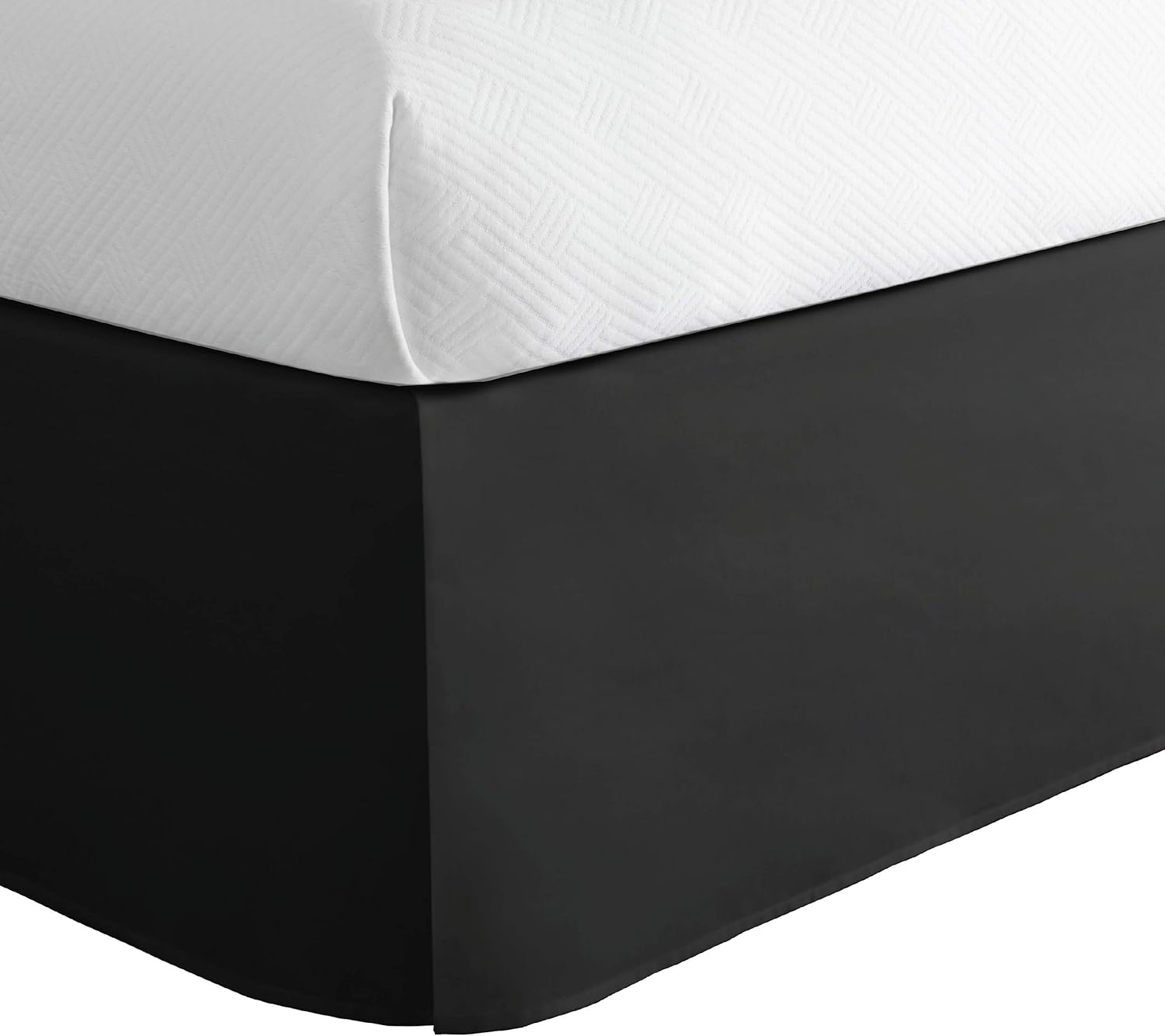 TODAYS HOME Home Classic Tailored Bed Skirt Twin Black