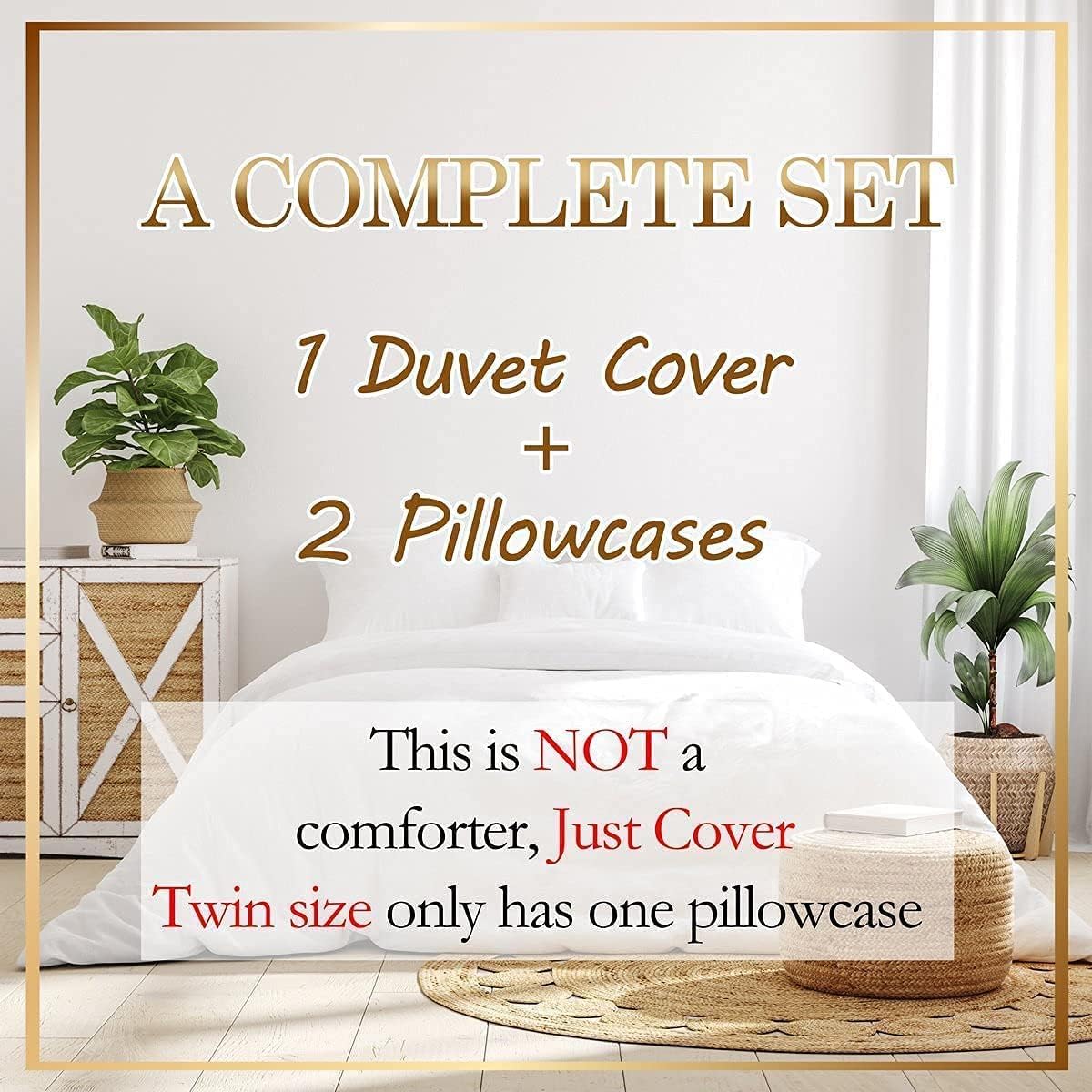 Manfei Dragonfly Duvet Cover Set Twin Size
