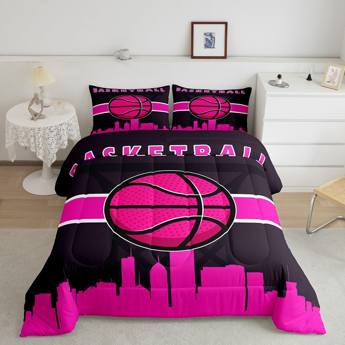 Erosebridal Gamer Comforter Set for Girls Twin 2pcs
