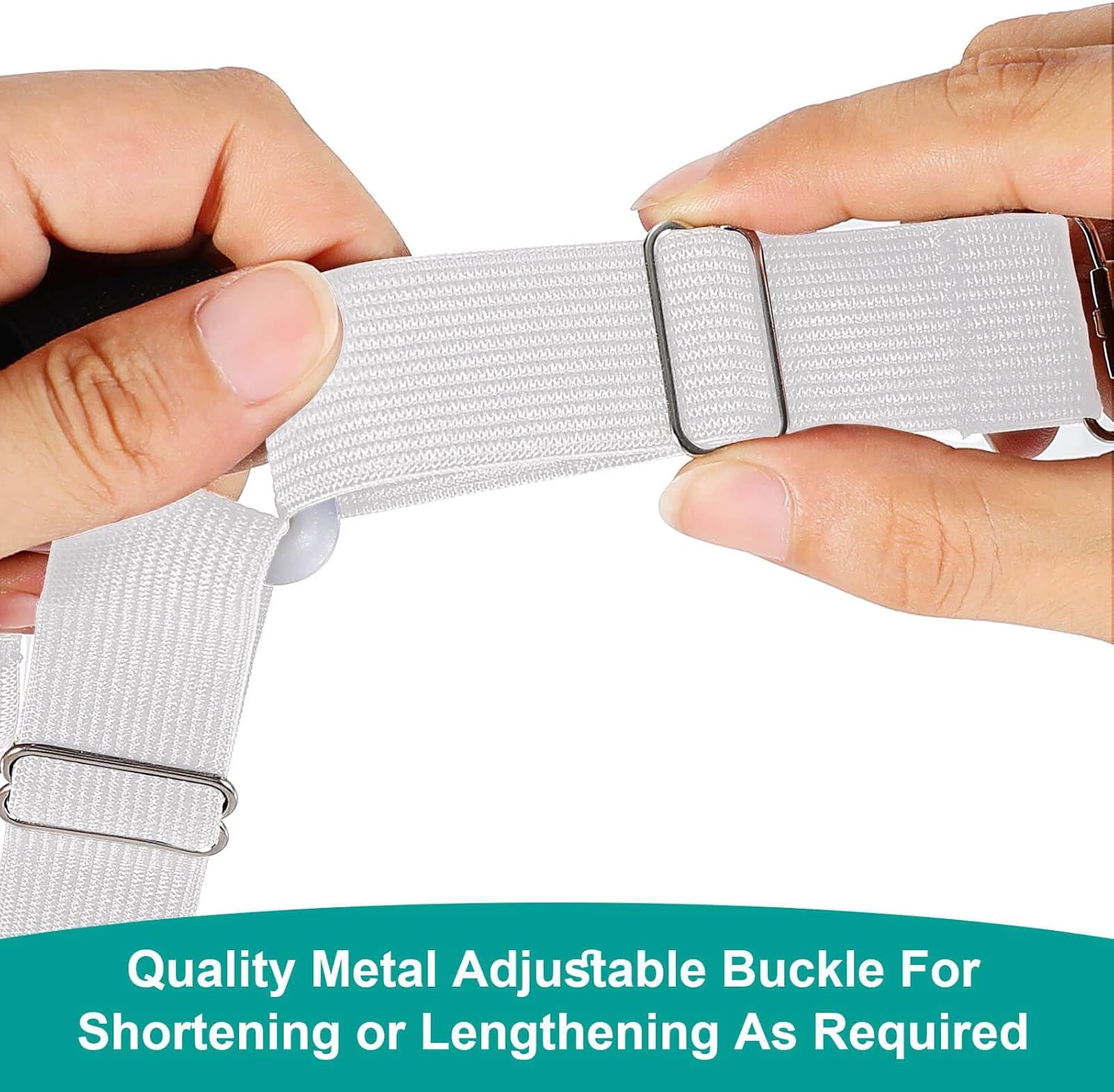 Heavy Duty Bed Sheet Holder Straps with Adjustable Clamps