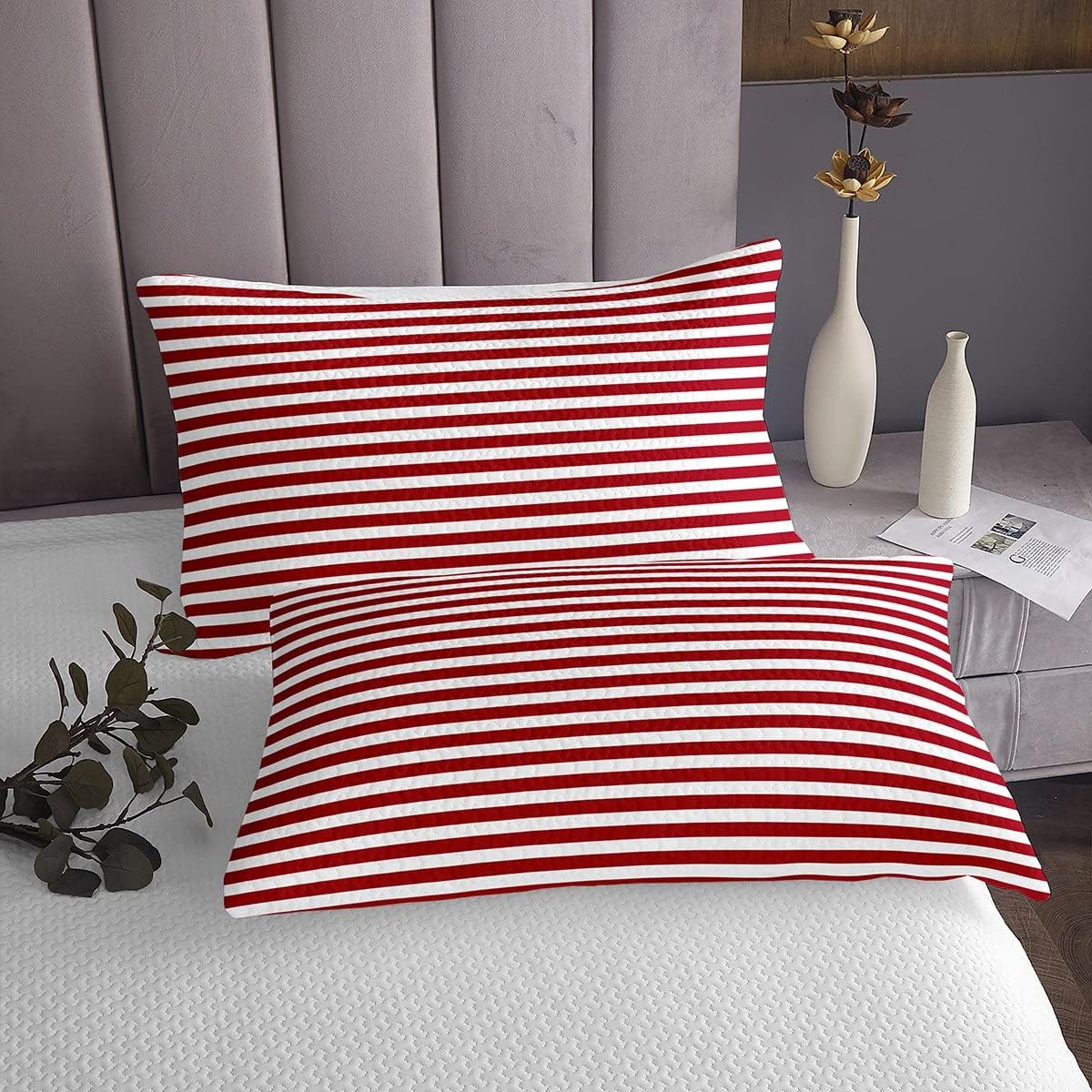 Erosebridal Girl Stripe Bed Sheet Set King Size