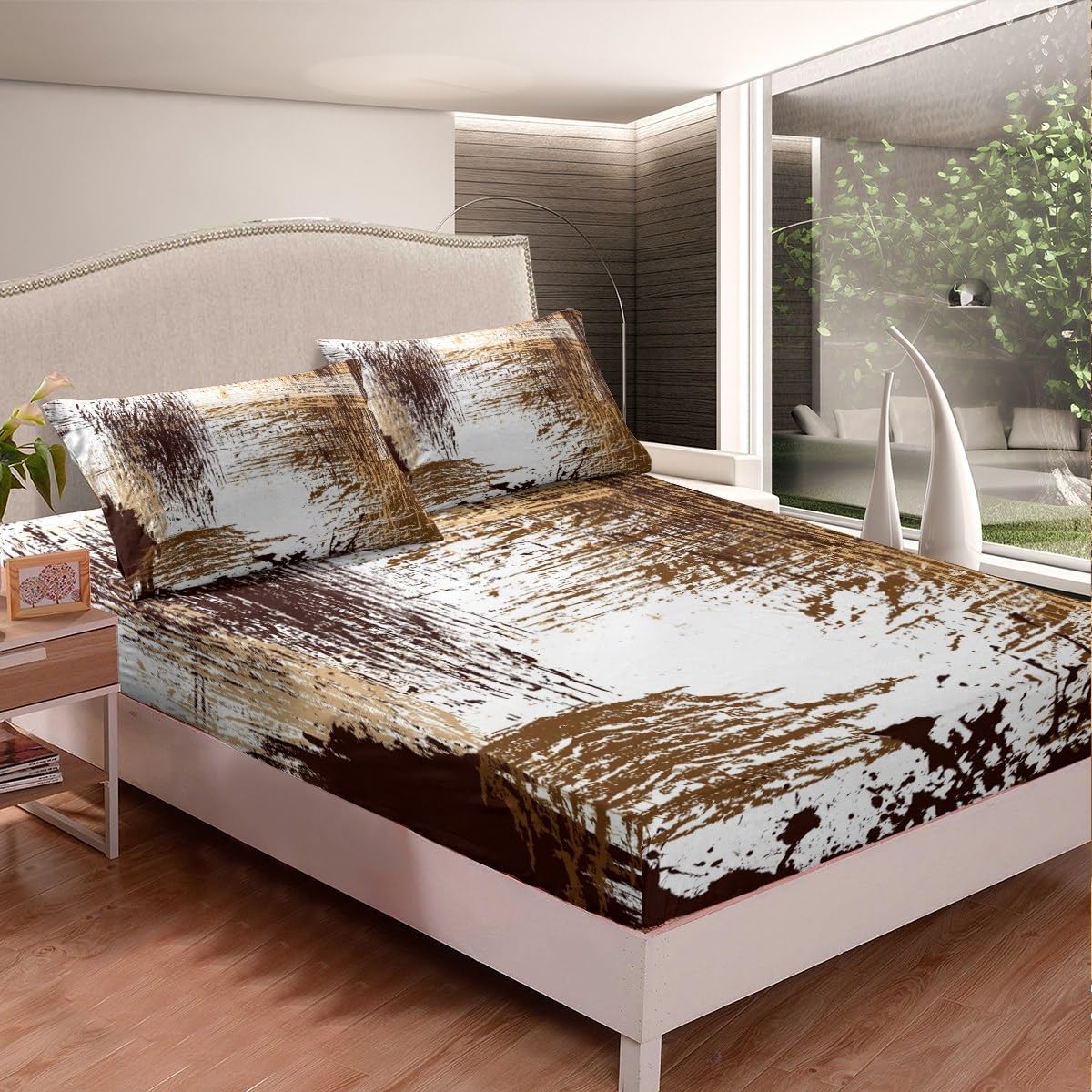 Erosebridal Graffiti King Sheet Set for Adults Kids