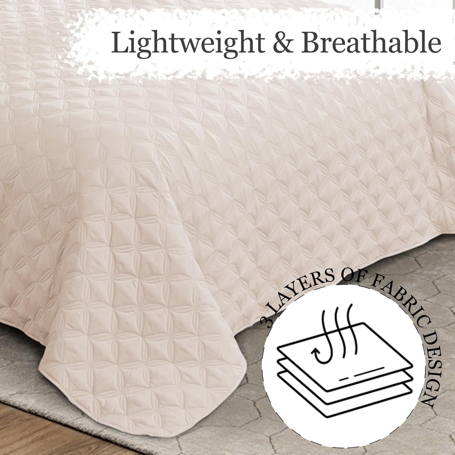 Exclusivo Mezcla Full Queen Quilt Set 3 Pieces