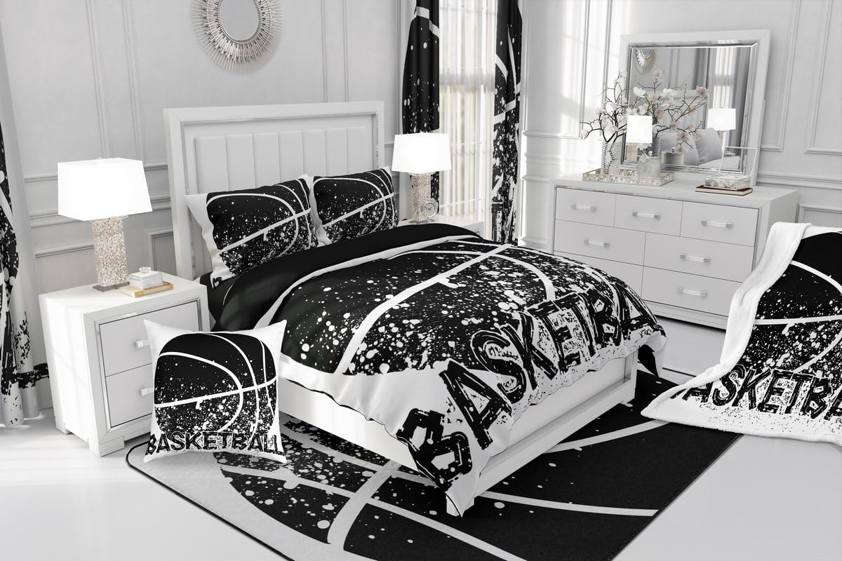 Erosebridal Basketball Duvet Cover Set Queen Size