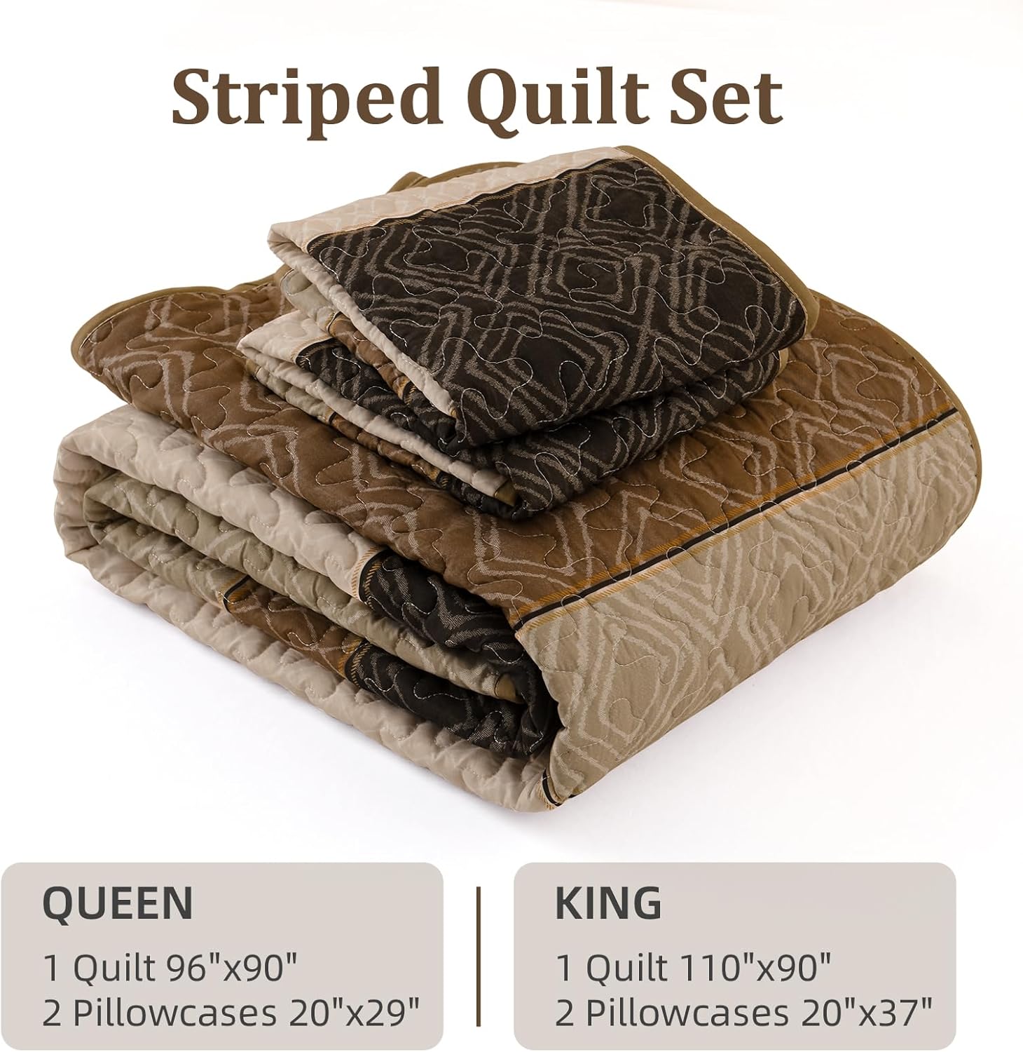 Cottolester Boho King Size Quilt Set
