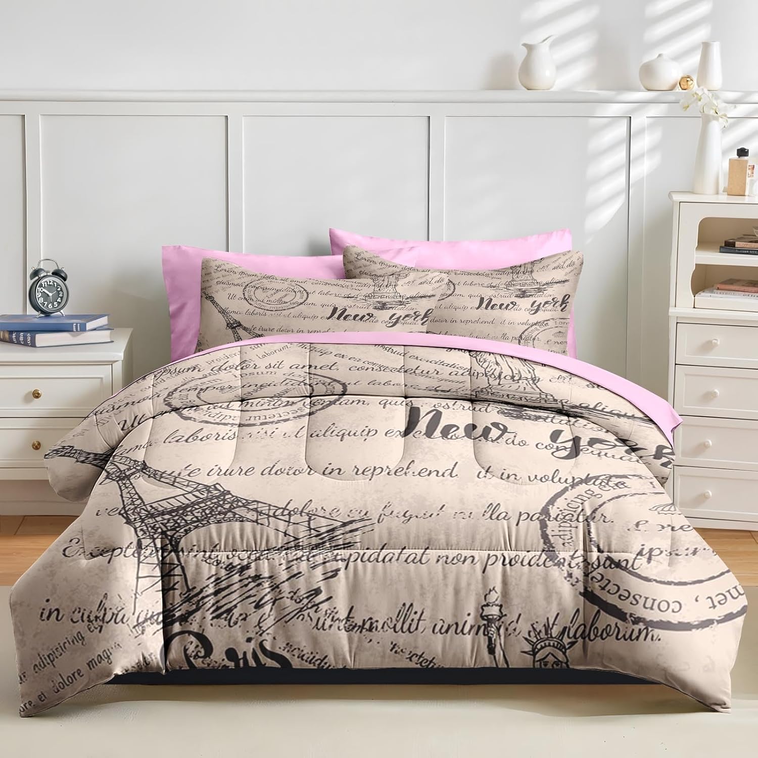 Nesker 7 Pcs Comforter Set King Size