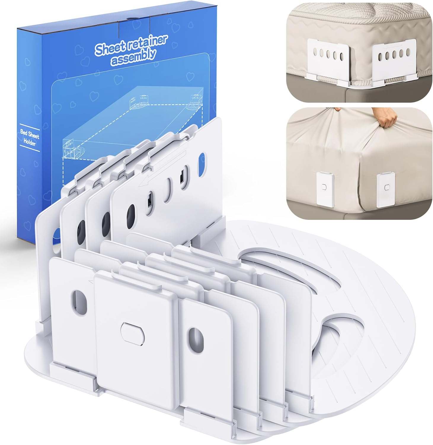 TMVAP Heavy Duty Sheet Locks for All Mattress Sizes