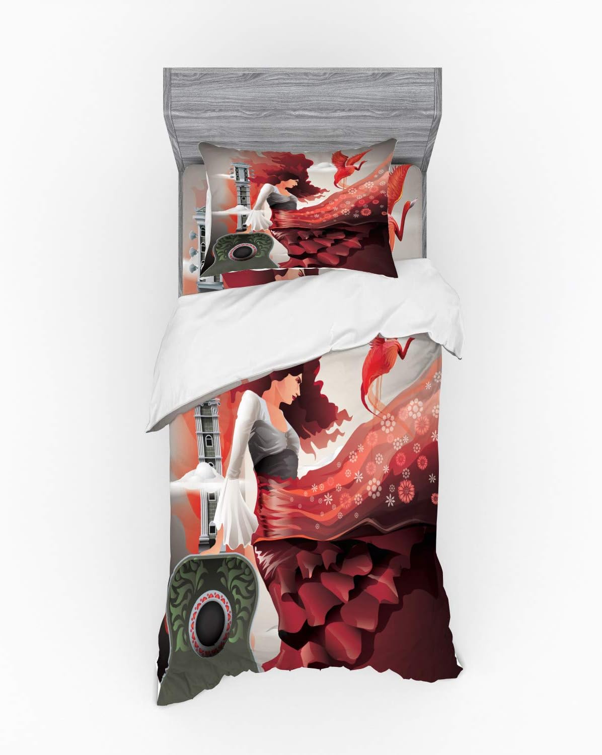 Ambesonne Spanish Duvet Cover Set Multicolor 1