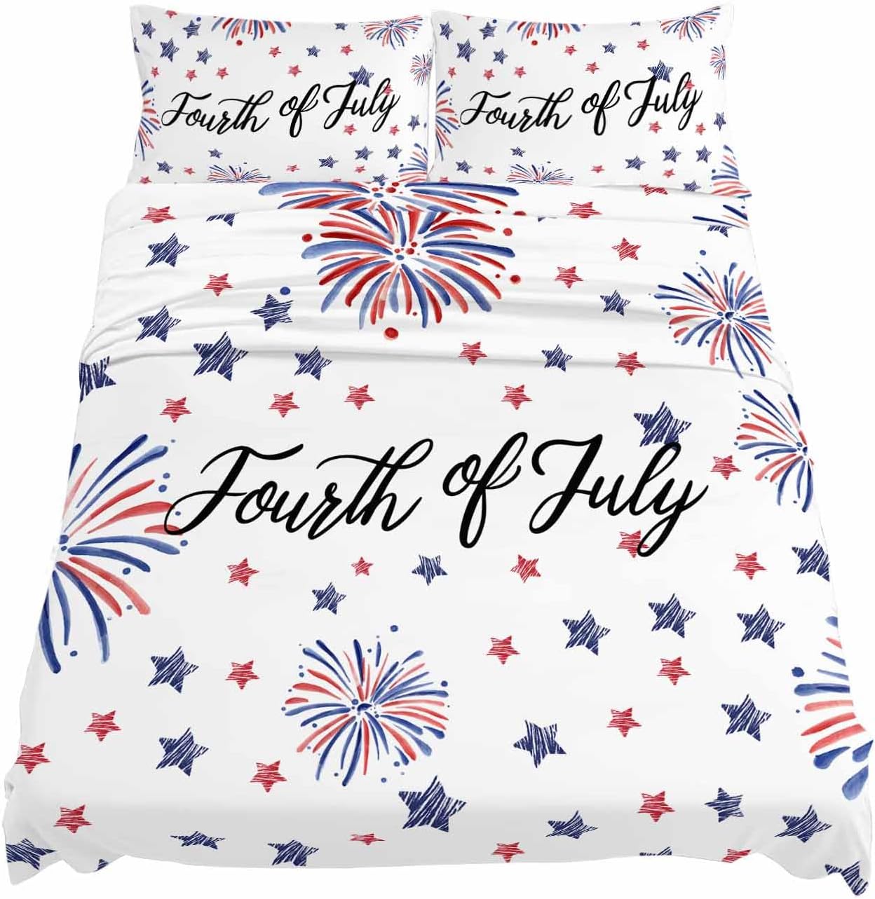 Boanket 4th of July 4 Piece Microfiber Sheet Set