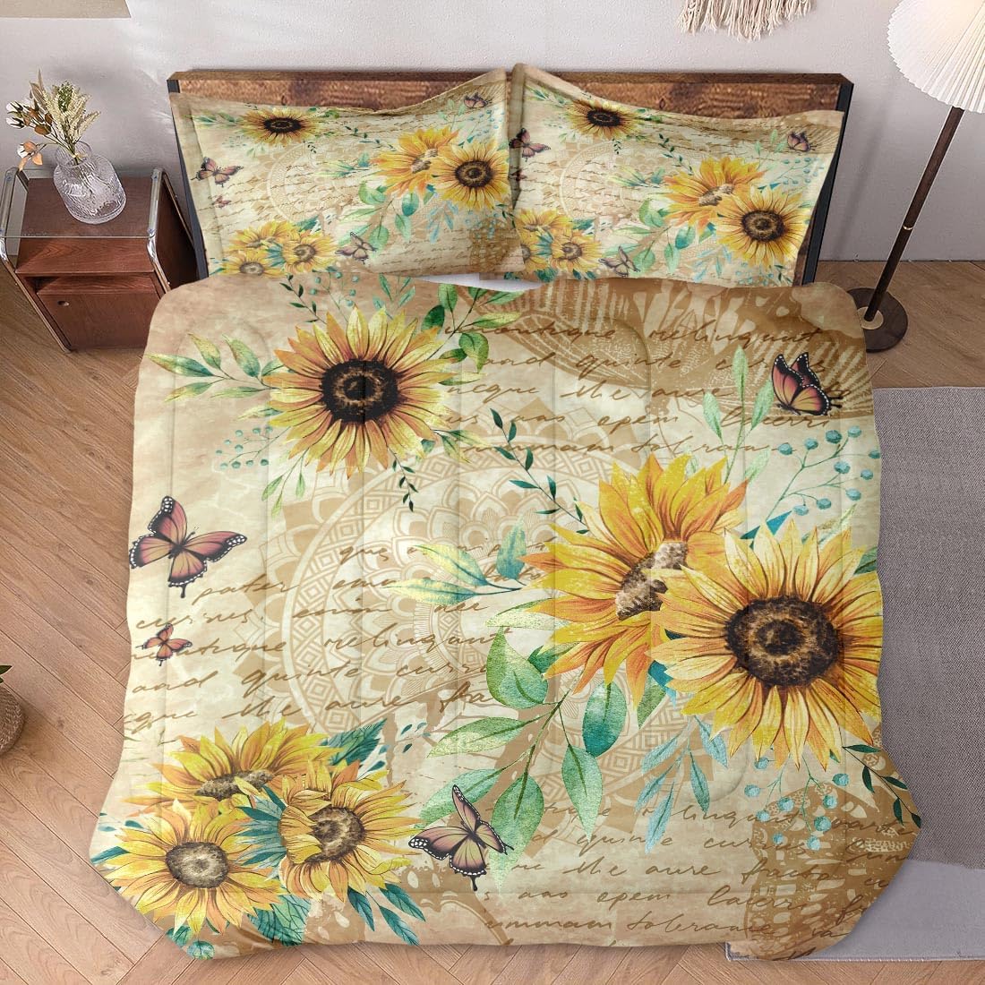 WeCozy King Size Comforter Set with 2 Pillowcases 1