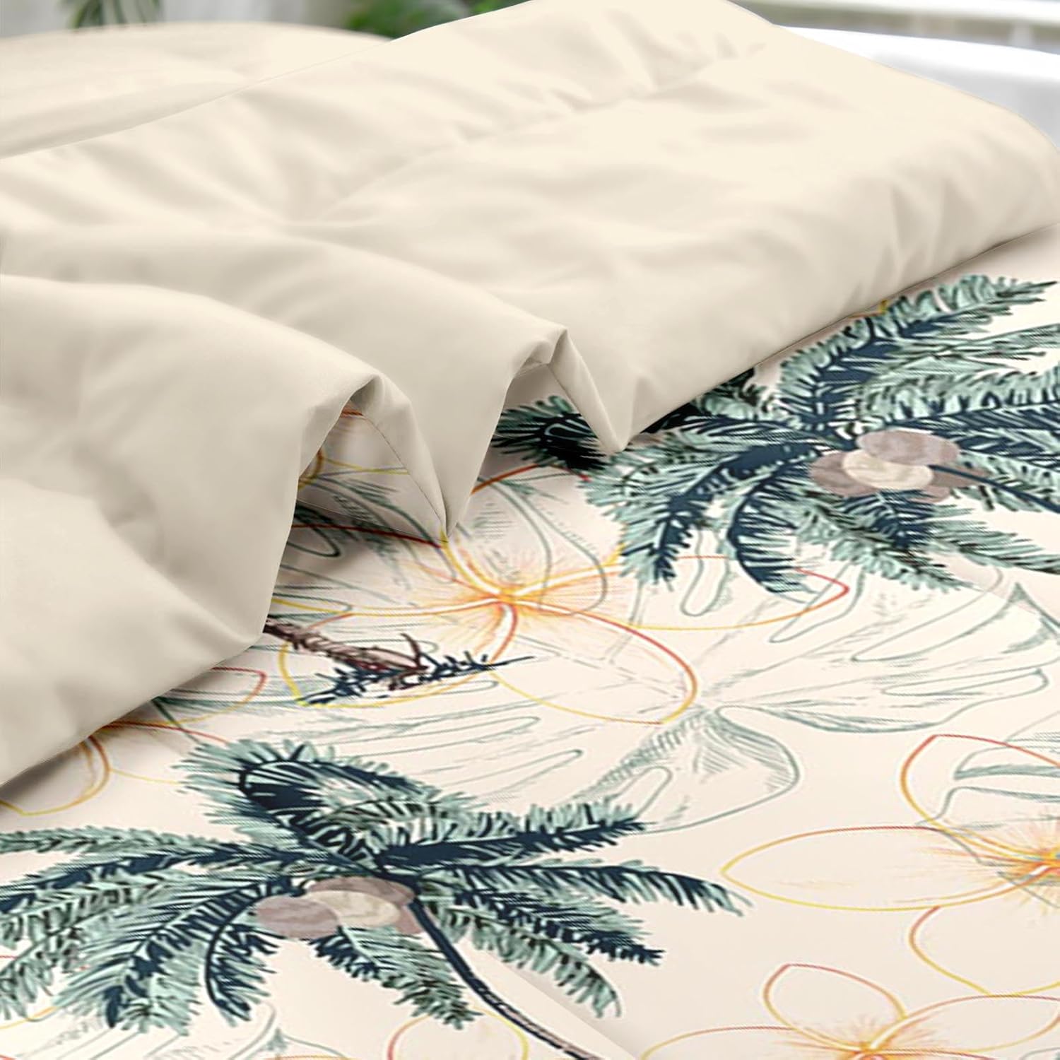 Pamnest Queen Size Comforter Set with 7 Pcs Bedding