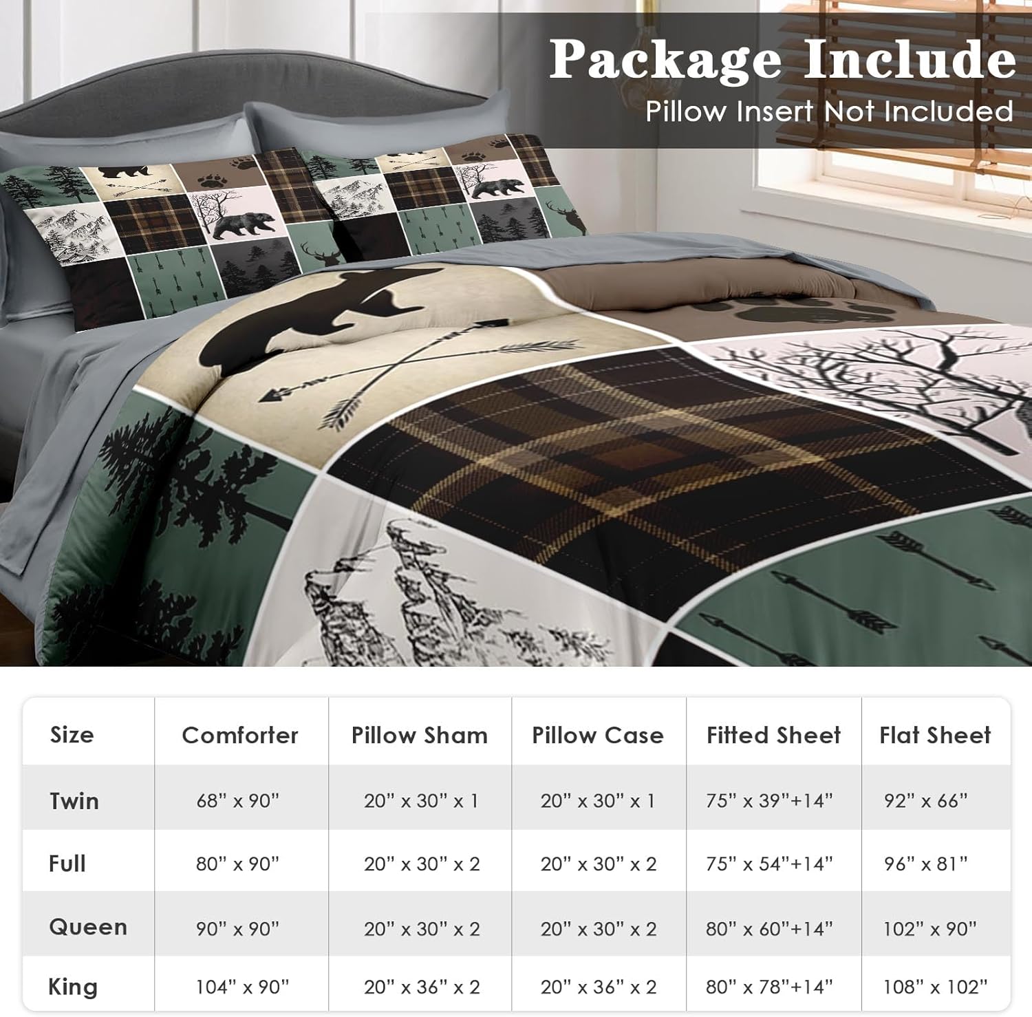 7 Pcs Comforter Set for Kids and Adults
