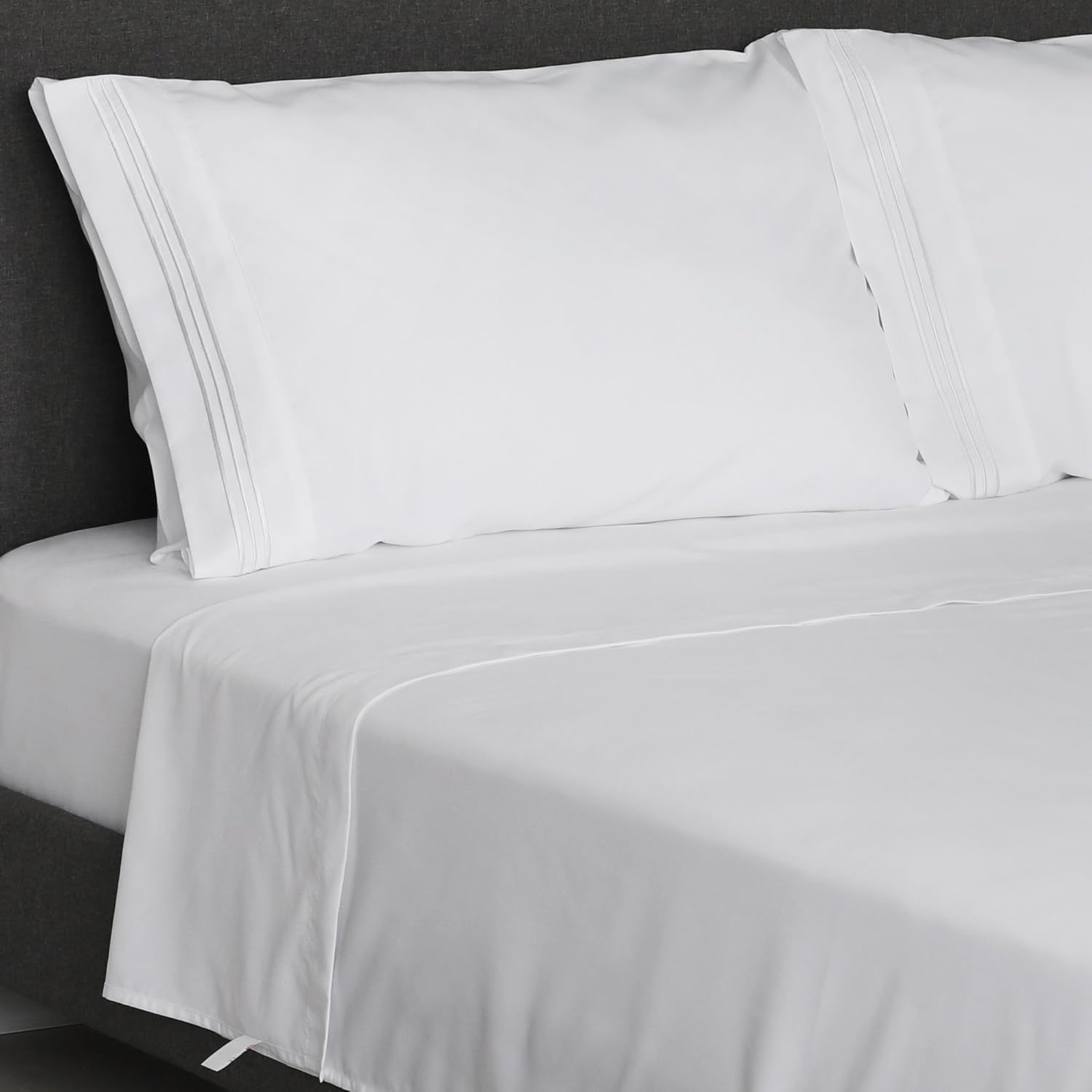 Furinno Angeland Vienne 3-Piece Microfiber Sheet Set Twin X-Large - Navy Blue