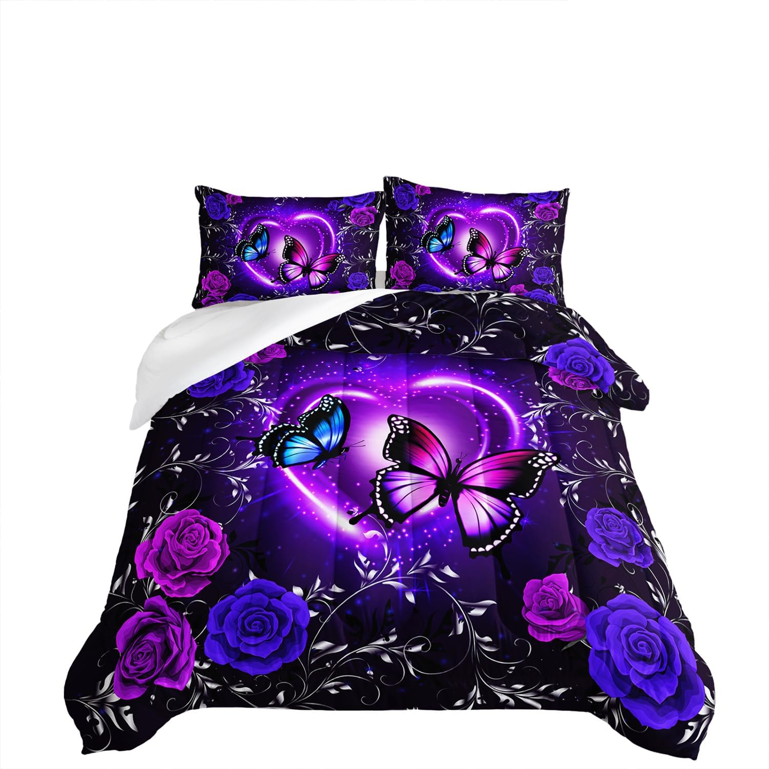 Butterfly Comforter Set Queen Size
