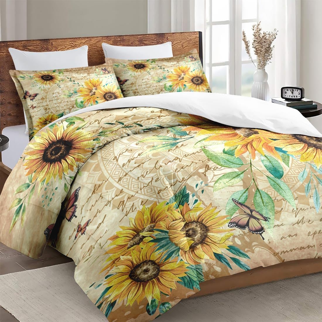 WeCozy King Size Comforter Set with 2 Pillowcases 1
