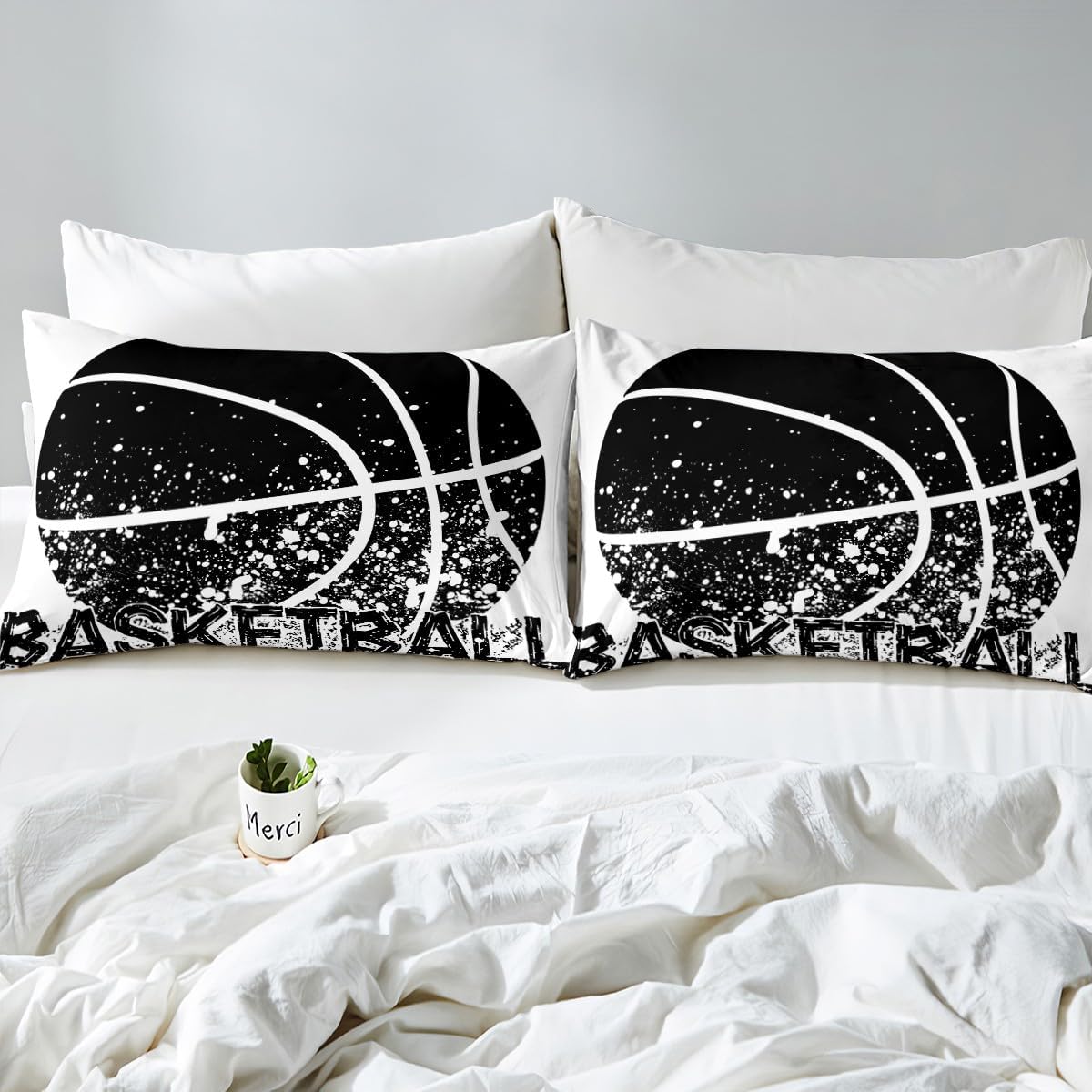 Erosebridal Basketball Duvet Cover Set Queen Size